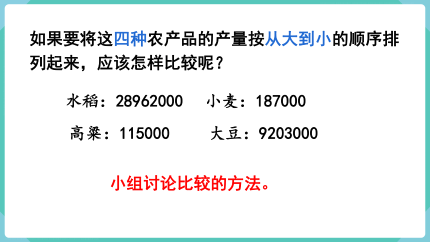 人教数学四年级上册1.4 亿以内数的大小比较 课件（共16张PPT）