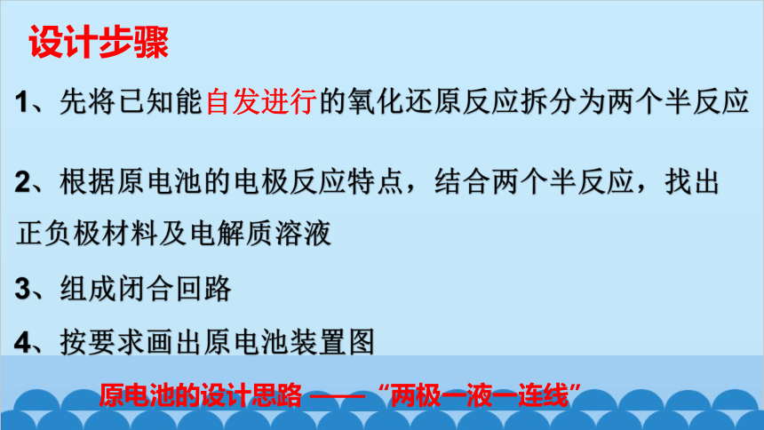 化学人教版（2019）选择性必修第一册 4.1.2原电池的设计与应用  课件(共34张PPT)