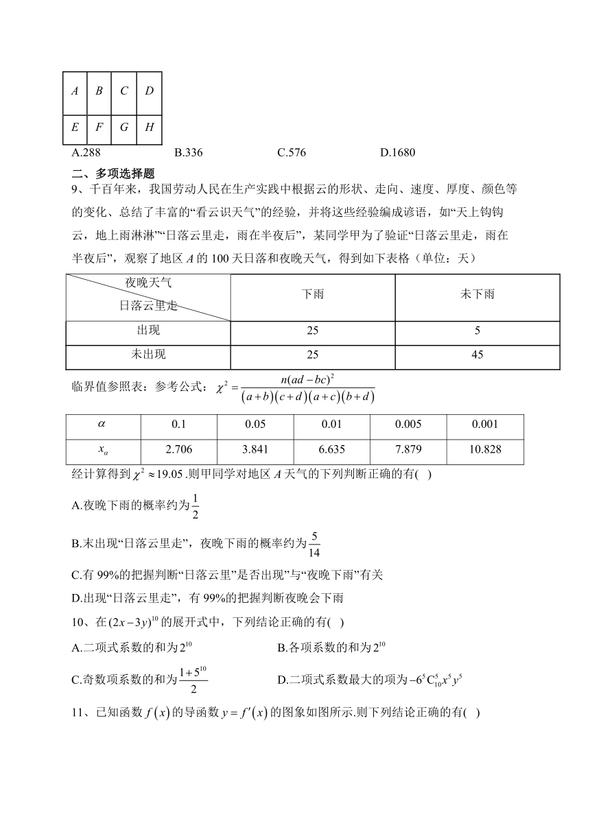 山东省菏泽市2022-2023学年高二下学期期末考试数学试卷（含解析）