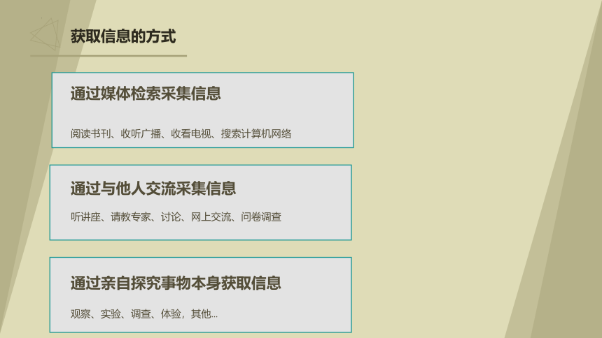 1.3信息及其特征 课件(共21张PPT)-2023—2024学年高中信息技术粤教版（2019）必修1