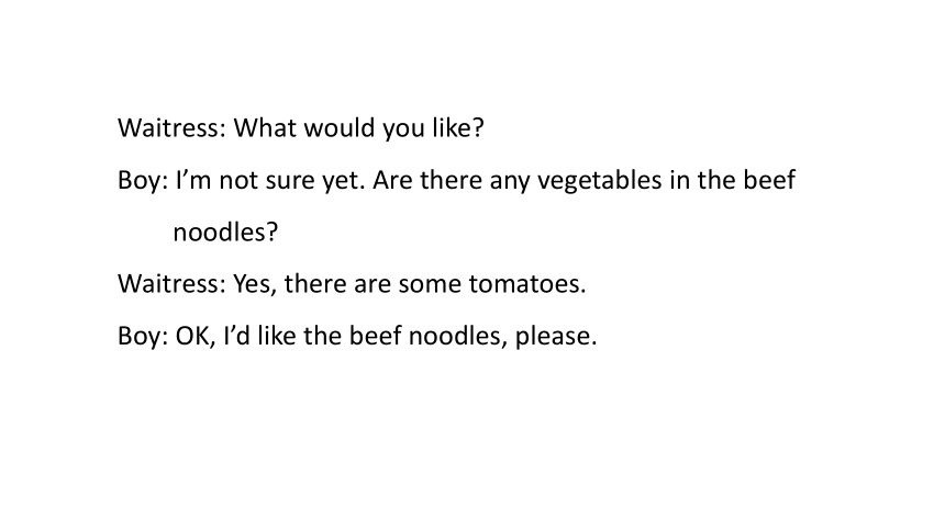 Unit 10 I'd like some noodles Period 1 Section A（1a-2d）课件+嵌入音频(共37张PPT)
