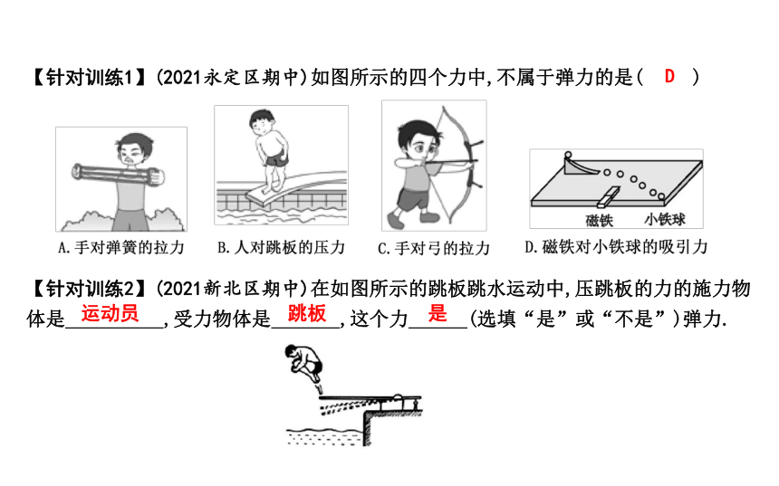 第六章 力和运动 第二节　弹力　弹簧测力计 课件(共20张PPT)鲁科版八年级下物理