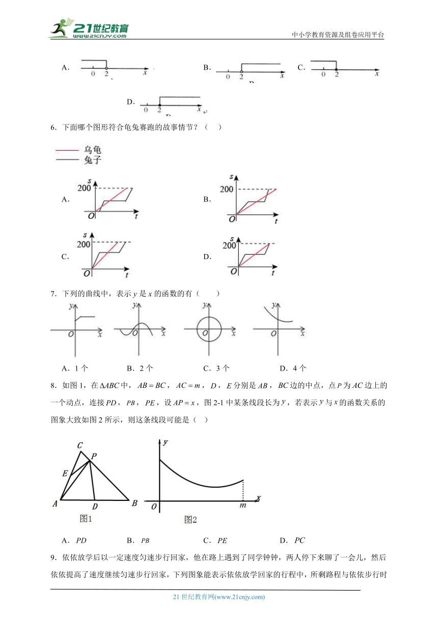 19.1 函数寒假预习作业 人教版数学八年级下册（含解析）