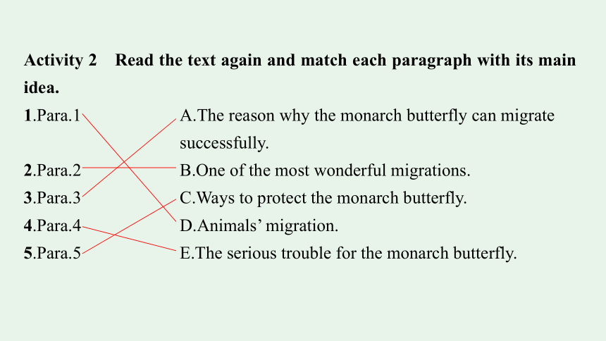 外研版（2019）必修 第一册Unit 5 Into the wild Starting out & Understanding ideas课件(共58张PPT)