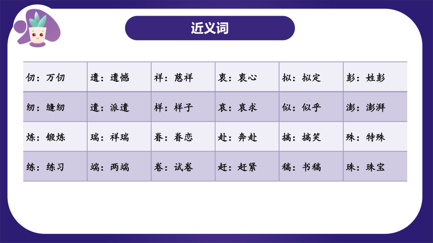 统编版五年级语文下学期期中核心考点集训第四单元（复习课件）