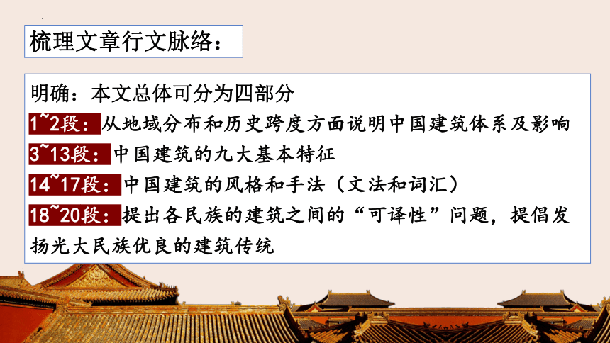 8《中国建筑的特征》课件(共40张PPT)2023-2024学年统编版高中语文必修下册