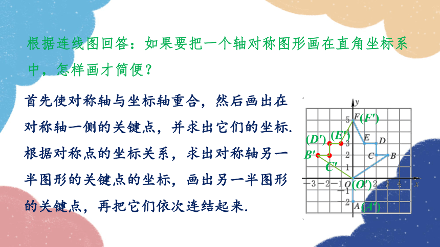 浙教版数学八年级上册 4.3坐标平面内图形的轴对称和平移第1课时 用坐标表示轴对称 课件(共21张PPT)