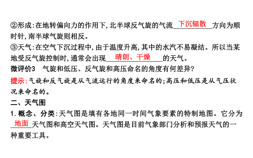 第一节　常见天气现象及成因 复习课件（55张）