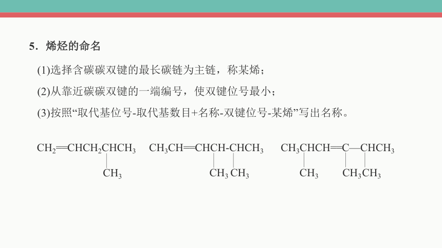 2.2.1 烯烃课件(共35张PPT)2023-2024学年高二化学人教版(2019)选择性必修3