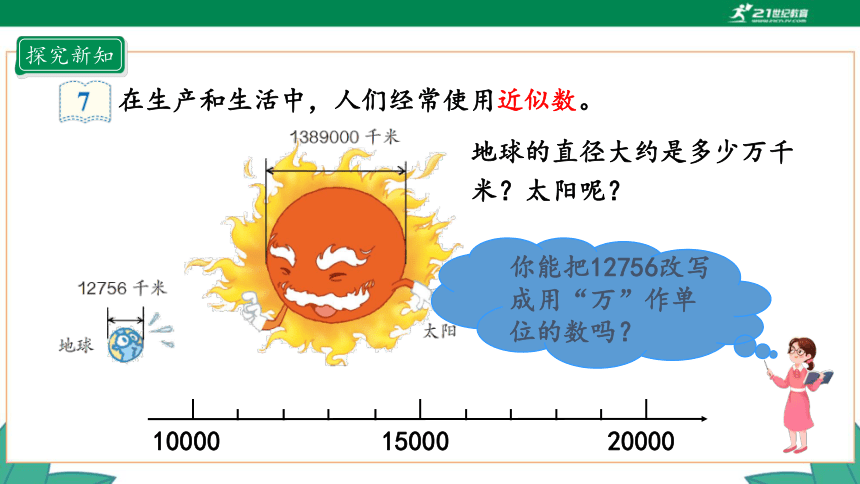 新人教版4年级上册 1.6 亿以内数的近似数 教学课件（20张PPT）