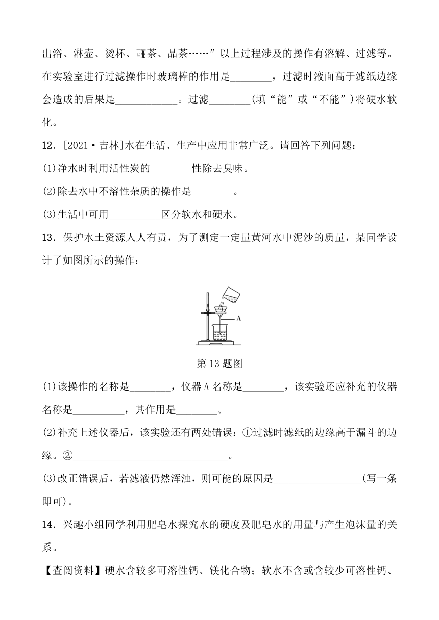 第二单元 第二节自然界中的水 第2课时　物质的分类 同步练习（含答案）