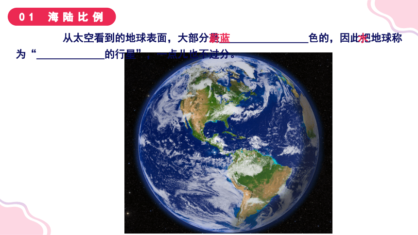 3.1 海陆分布（课件）-2023-2024学年七年级地理上册同步精品课堂（晋教版）（共52张PPT）