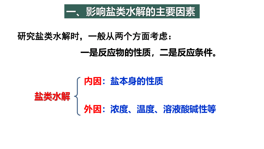 3.3.2 影响盐类水解的主要因素 盐类水解的应用.pptx