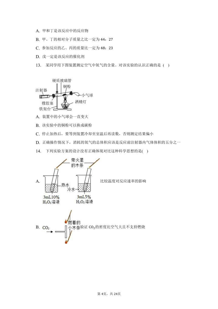 2022-2023学年山东省东营市广饶县八年级（下）期末化学试卷（含解析）