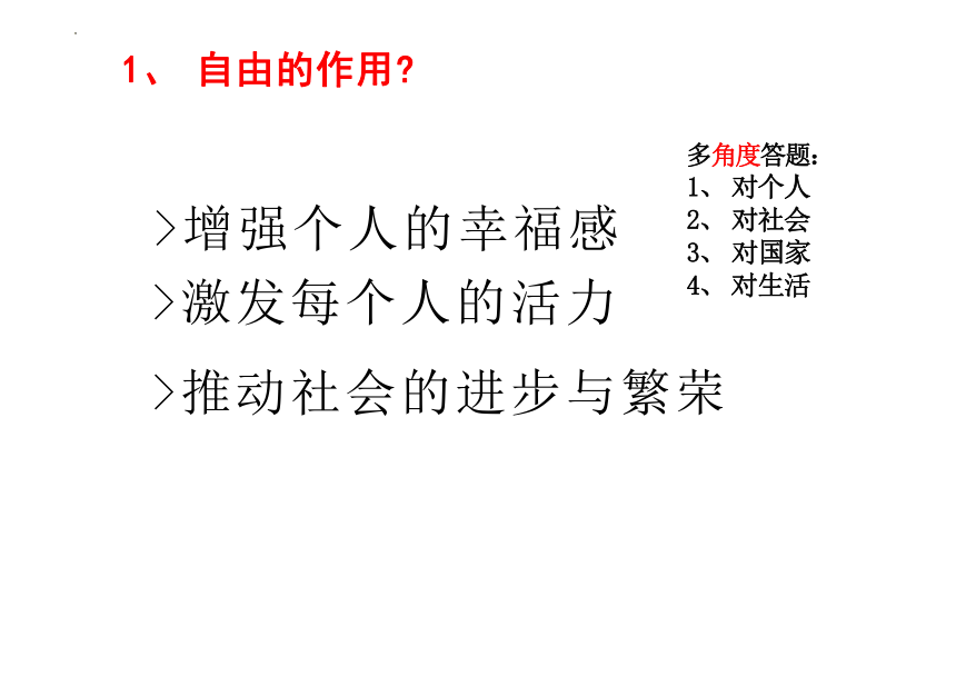 7.1 自由平等的真谛 课件（30张PPT）