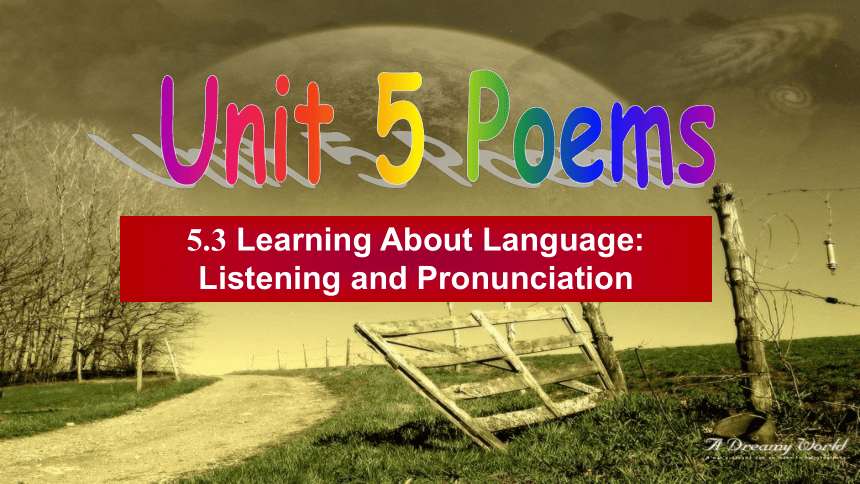 人教版（2019）选择性必修 第三册Unit 5 Poems Learning About Language2课件(共16张PPT)