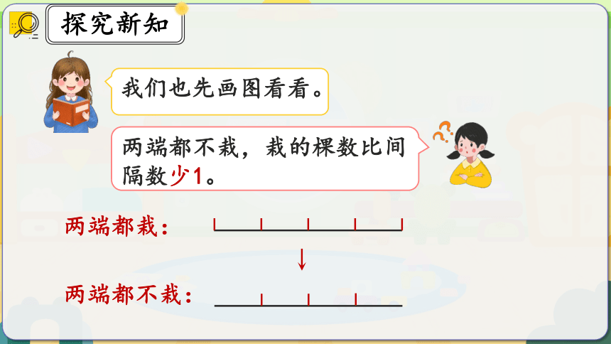 人教版五年级数学上册7.2《两端都不栽的植树问题》课件(共19张PPT)