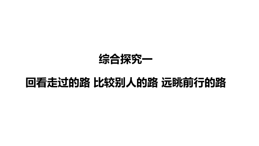 综合探究一 回看走过的路 比较别人的路 远眺前行的路课件(共20张PPT)-2023-2024学年高中政治统编版必修一中国特色社会主义