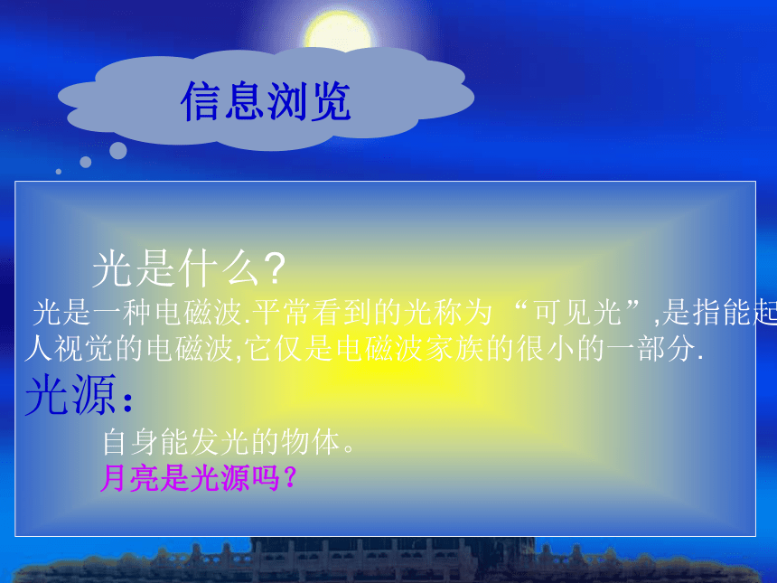 沪粤版初中物理八年级上册3.1光世界巡行课件 (共30张PPT)