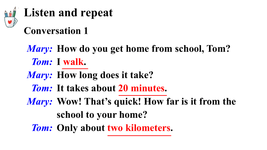 Unit 3 How do you get to school? Section A 2a-2e 课件31张