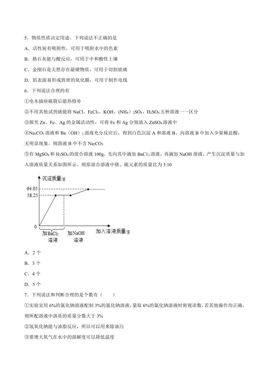 第九单元金属测试题(含答案)---2022-2023学年九年级化学鲁教版下册