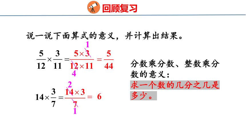 （2022秋季新教材）人教版 六年级上册1.3分数乘法的简便运算课件（22张PPT)