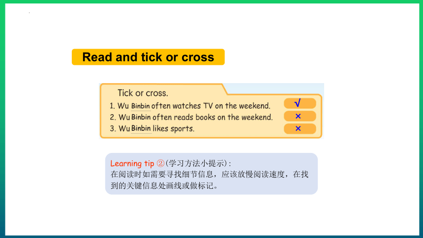 Unit 2 My week Part B  Read and write, Let’s check & Let’s wrap it up 课件(共24张ppt)