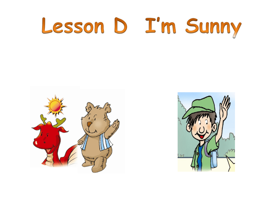 Lesson D I'm Sunny 课件(共17张PPT)