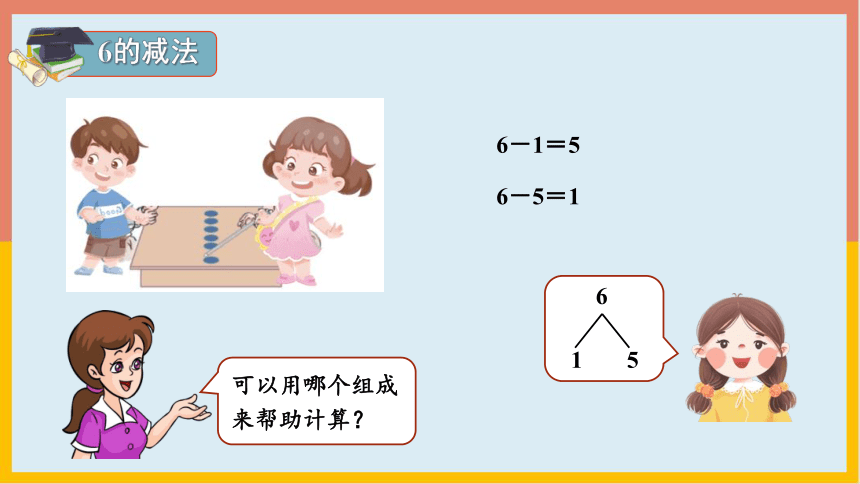 5.1.2 6和7的加减法（课件） 数学一年级上册(共15张PPT)人教版