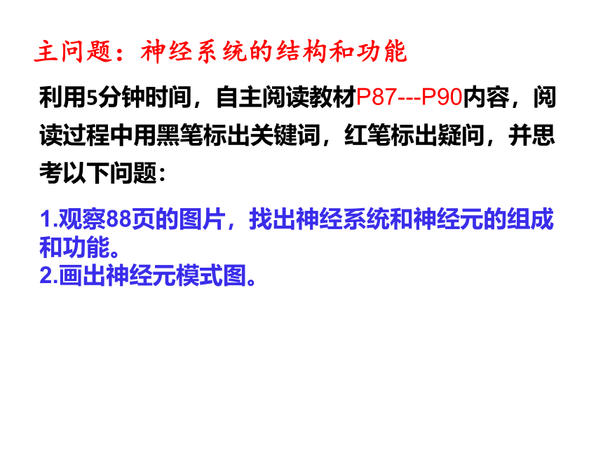 2020-2021学年人教版七年级生物下册4.6.2 神经系统的组成 -课件 （38张PPT）