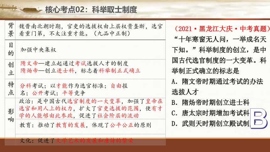 2022-2023学年部编版七年级历史下学期 期末复习课件（49张PPT）