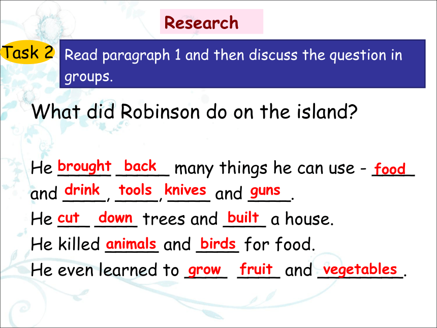 Unit 8 Have you read Treasure Island yet Section A Reading课件