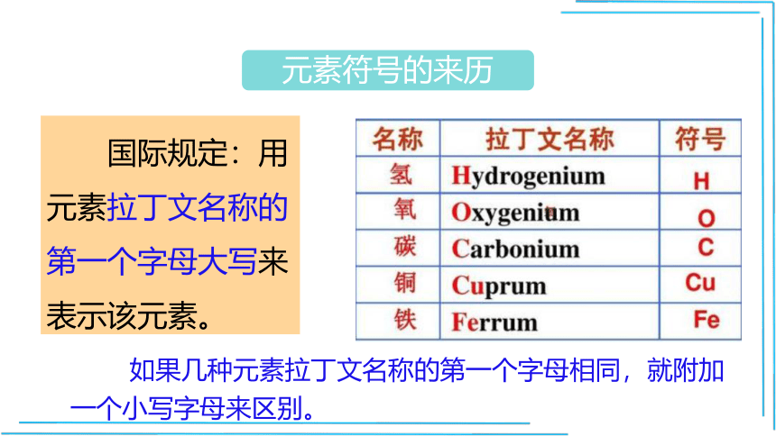 【人教九上化学最新课件】3.3.2 元素符号和元素周期表(课件29页)