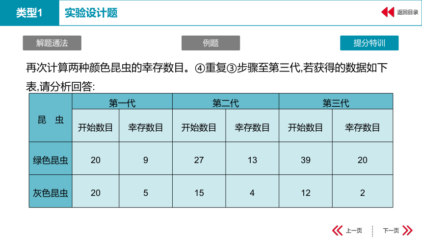 初中生物中考专区三轮冲刺   题型五  实验探究题  课件（50张PPT）