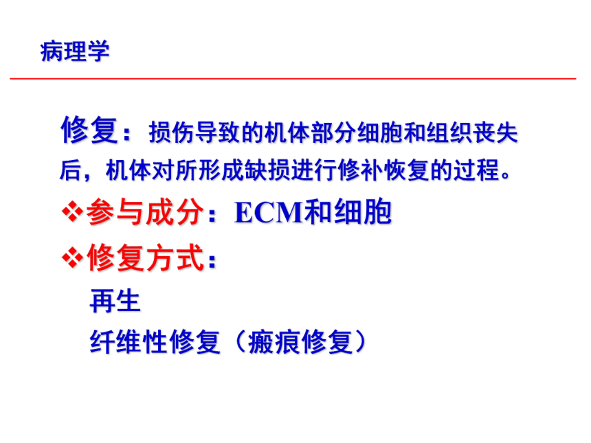 第1章 细胞和组织的适应、损伤与修复3 课件(共27张PPT)-《病理学·第4版》同步教学（科学出版社）