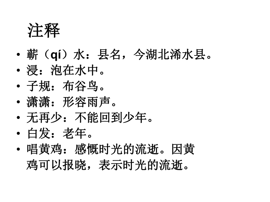 部编版六年级语文下册--古诗词诵读9.浣溪沙课件(共14张PPT)