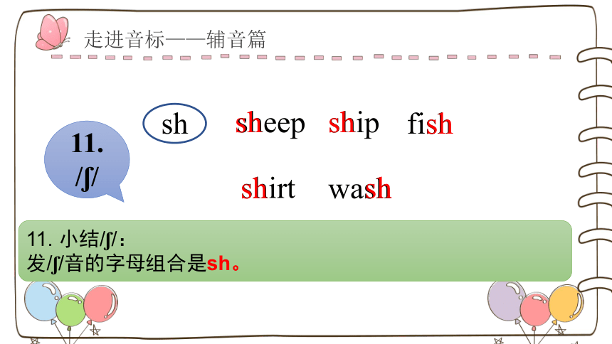 通用 小学英语小升初复习专题--国际音标学习第七讲 辅音篇 课件(共16张PPT)