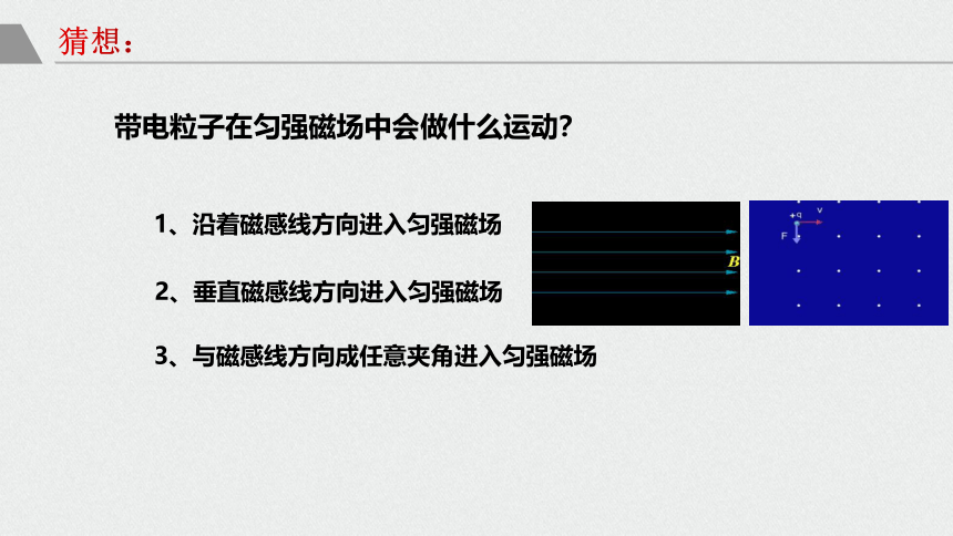 人教版（2019）选择性必修二 1.3 带点粒子在磁场中运动 课件19张