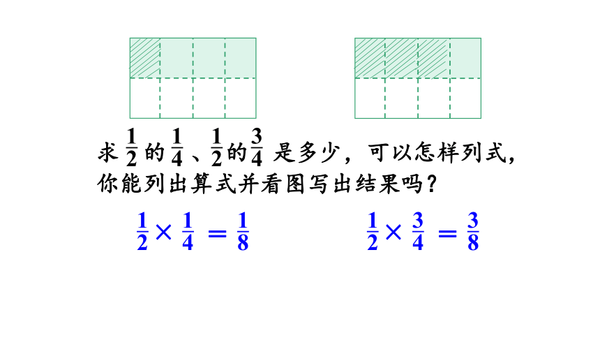 苏教版数学六年级上册 2.4 分数乘分数及连乘 课件（26张PPT)