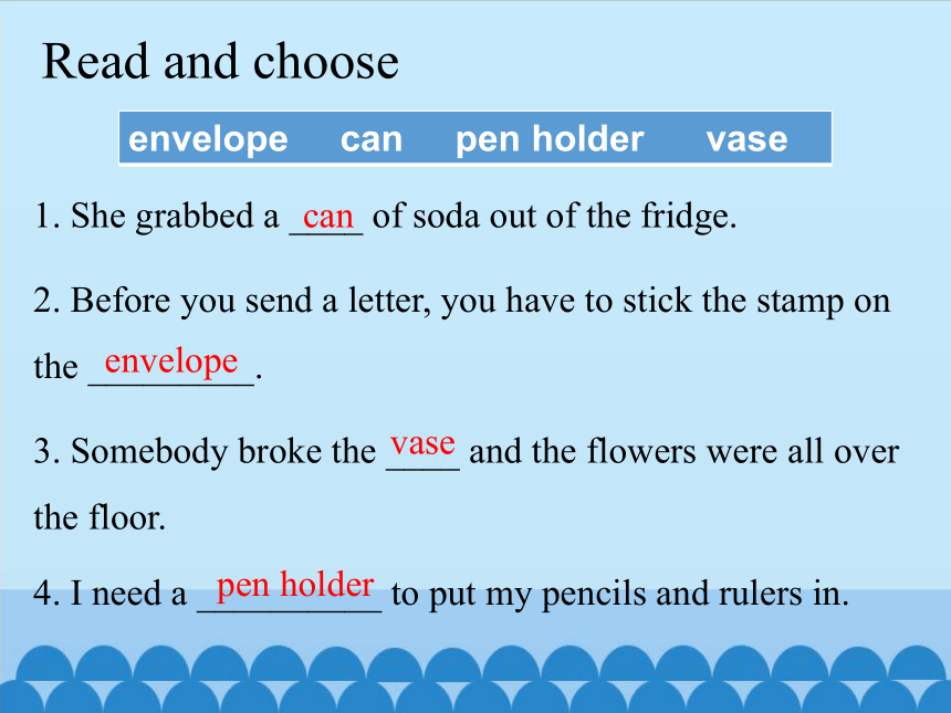 Module 3 Unit  9  Reusing things Period 2  课件 (共29张PPT)