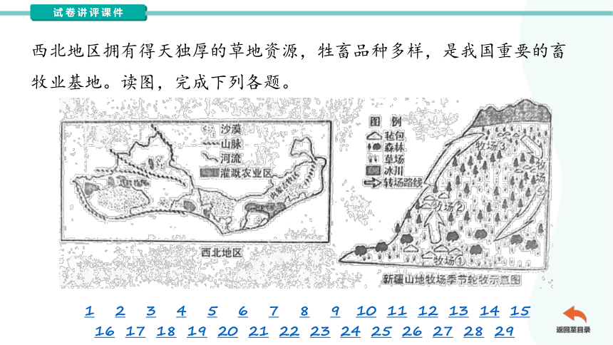 2024年湖南省娄底市涟源市中考一模地理（讲评课件38张）
