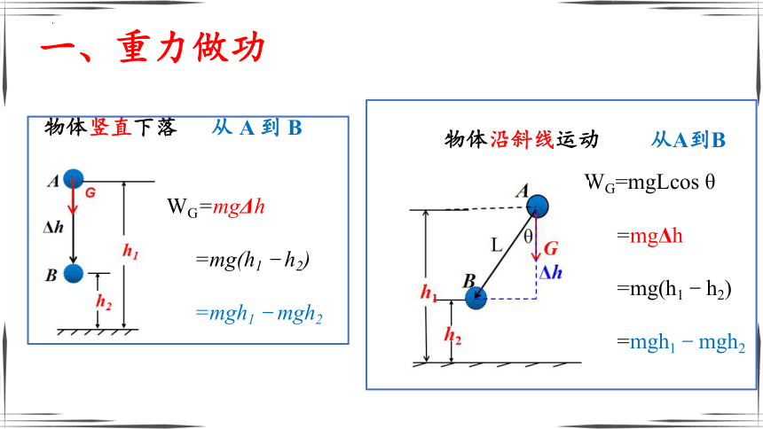 8.2重力势能  课件（人教版2019必修第二册）(共22张PPT)