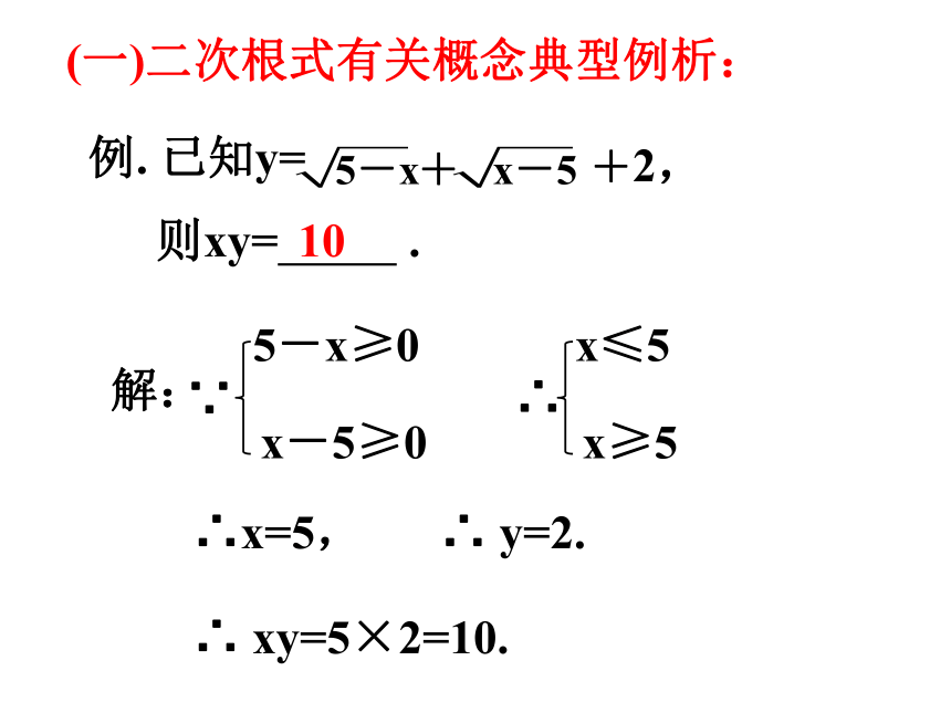 第16章二次根式 复习课件（共32张PPT）