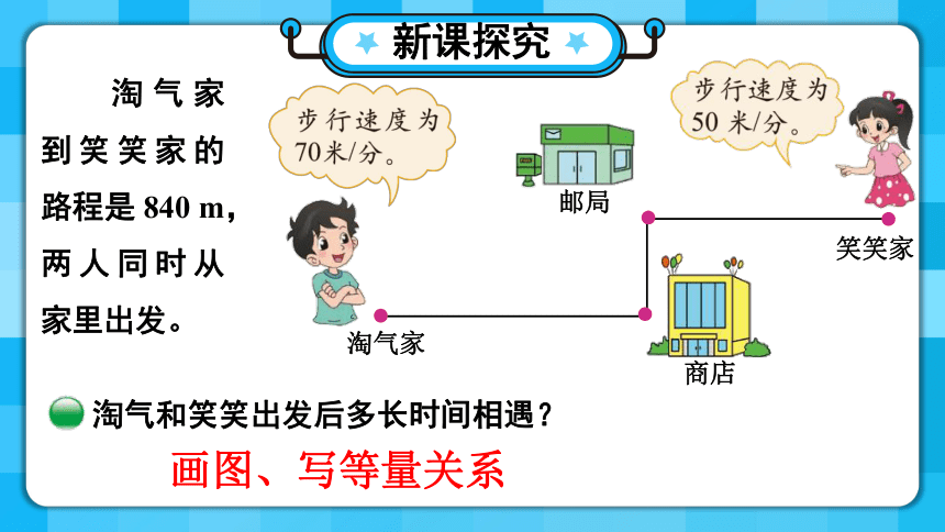 北师大版五年级下册数学《相遇问题》（课件）(共25张PPT)