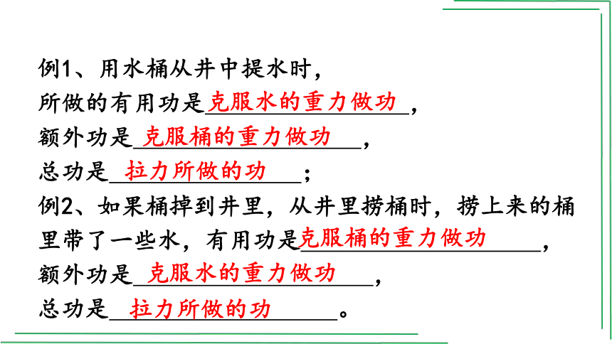 12.3机械效率【2022春人教版八下物理精品课件】(共31张PPT)