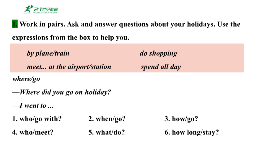 Module 10 A holiday journey Unit 3 Language in use课件（外研版英语七年级下册）