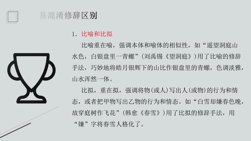 2023届高考专题复习：古代诗歌阅读精讲精练之鉴赏古代诗歌手法课件(共27张PPT)