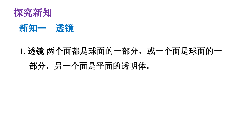 6.1 透镜 课件（共29张PPT）2022-2023学年北师大版物理八年级下册