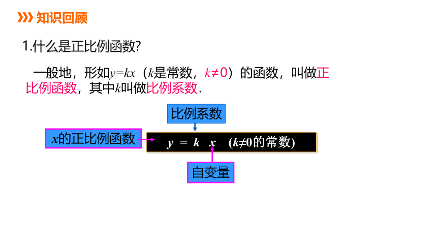 冀教版数学八年级下册同步课件：21.1 第2课时   一次函数(共24张PPT)