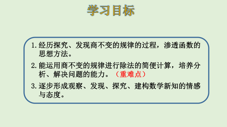 北师大版数学四年级上册 6.6 商不变的规律 课件（19张ppt）